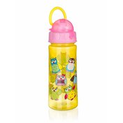 BANQUET Fľaša plastová OWLS Pink 500 ml