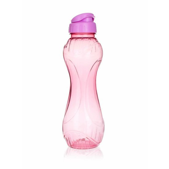 Fľaša plastová TREND 600 ml,ružová