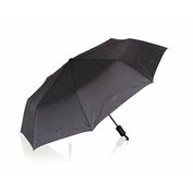 PRETTY UP Dáždnik skladací 52 cm',čierný s bodkou
