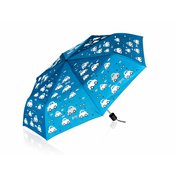 PRETTY UP Dáždnik meniaci farbu 52 cm, modrý s autíčkami