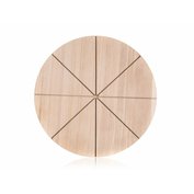 BANQUET Doštička na krájanie drevená na pizzu BRILLANTE 32 x 1,5 cm