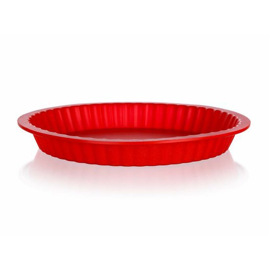 Silikónová forma na koláč o27x3,5cm Culinaria red