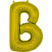 BANQUET Balónik nafukovací fóliový písmeno B, MY PARTY, výška 30 cm