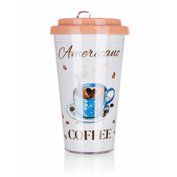 BANQUET Hrnček cestovný dvojstenný COFFEE 500 ml, Americano coffe