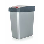 KEEEPER Kôš odpadkový 25 l, 47,5 x 39,5 x 24 cm, šedý